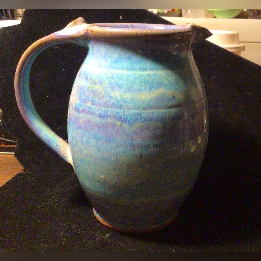 Iris Minc Purple Sage Pottery Pitcher